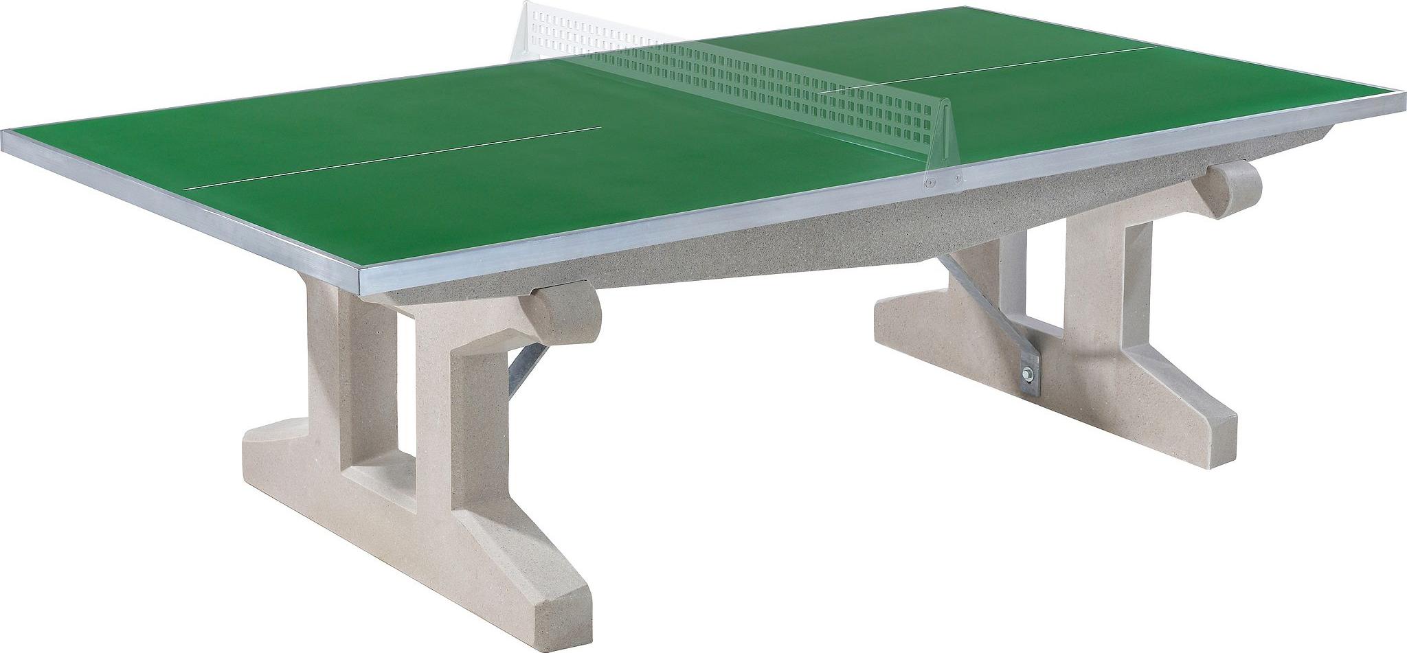 Sport-Thieme Tischtennisplatte "Premium", Anthrazit, Kurzer Fuß, freistehend