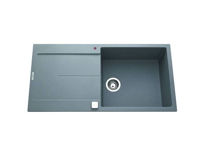 Evier granit 1 bac TAM TAM 100 x 50 cm gris
