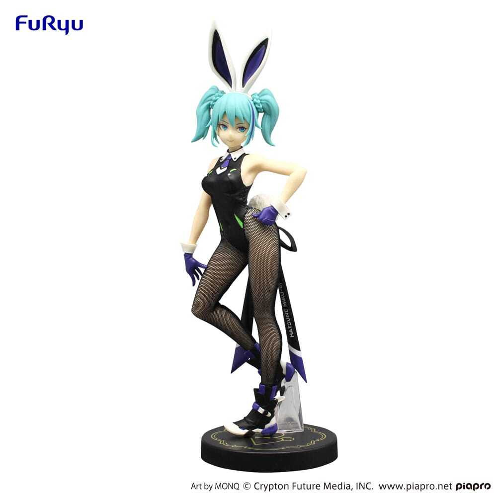 FuRyu Hatsune Miku BiCute Bunnies PVC-beeldje, straalviolet, Hoogte: 30 cm