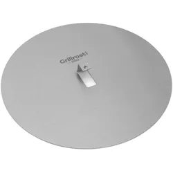 Blind Slice – Edelstahlplatte für Pizza Blind Bake - Flacher Pizzaboden, hoher Rand – ideal für süße Beläge nach dem Backen
