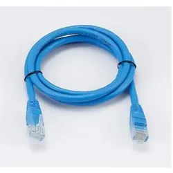 Helden C ble RJ45 Male/Male droit CAT6 U/UTP - Longueur 1M - Bleu - en sachet (U/UTP, CAT6, 1 m), Netzwerkkabel