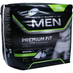 Tena Men Level 4 Premium Fit Prot. Underwear Gr. L 10 ST