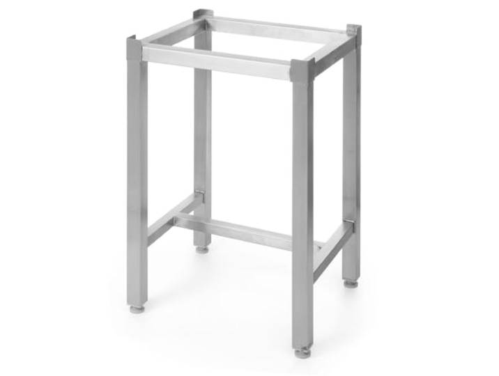 HENDI Untergestell, für HENDI Hackblock 505656 & 505663, aus Polyethylen, 500x400x(H)750mm, Edelstahl
