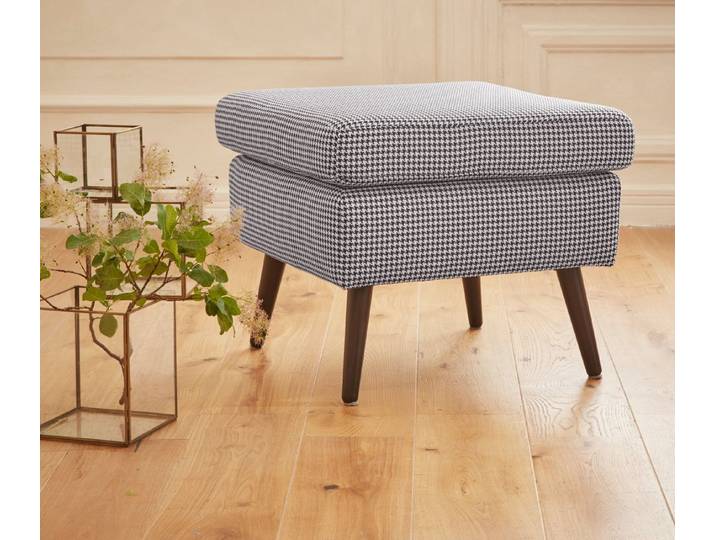 OTTO home Hocker Salla, Bezug auch in Luxus-Microfaser in Teddyfelloptik