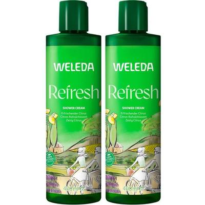 Weleda Refresh Shower Cream Citrus x2 2x400 ml Duschgel