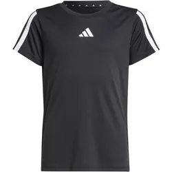 adidas Training Essentials 3-Streifen T-Shirt Mädchen JJ5031 - black/white 152