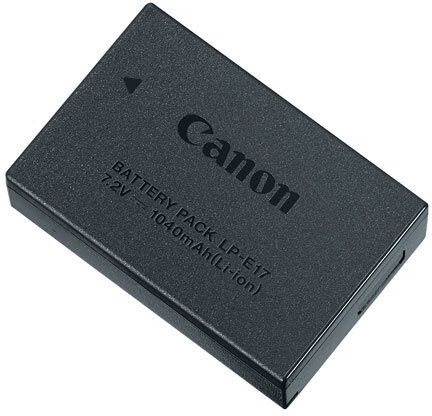 Batteria fotocamera Canon 9967B002 GENUINE LP E17 Black