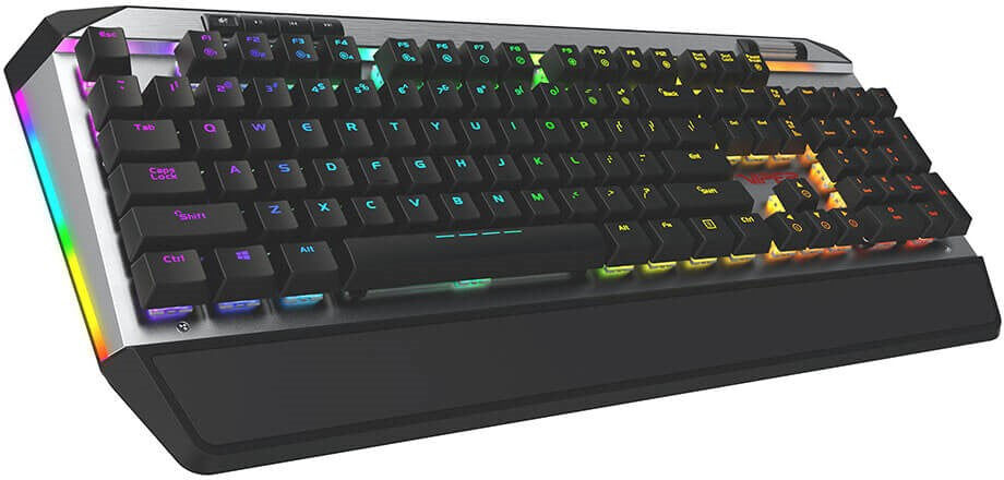 Viper Gaming Viper V765 Mekanisk Gaming Keyboard m. RGB Belysning - Dansk Tastatur Layout - Sort/Grå