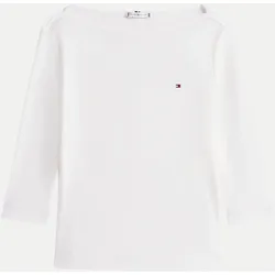 Shirt mit 3/4 Ärmeln Weiß XL