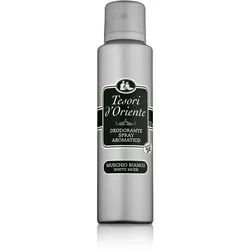 2x Tesori d'Oriente, Deo, Muschio Bianco (Spray, 150 ml)