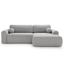 ECKSOFA Savana Grau Rechts