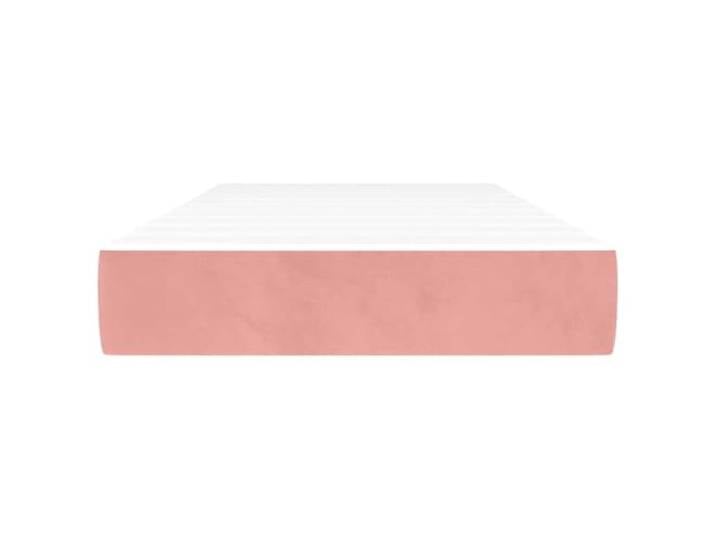 KTHLBRH Taschenfederkernmatratze 100 x 210 x 20 cm, Samt Rosa Mittlere Härte, bequemer Schaum, Unterstützung für Rücken und Bauch