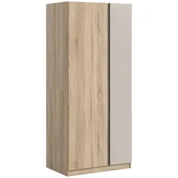 Drehtürenschrank OAKLAND ca.80x183x53cm Sonoma Eiche