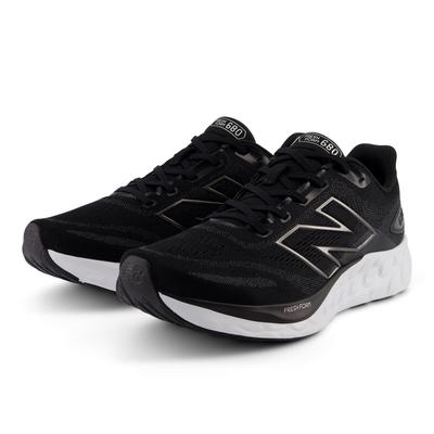 Laufschuh NEW BALANCE "680", Herren, Gr. 40,5, schwarz, Textil, Schuhe Laufschuh, mit Fresh Foam Mittelsohlendämpfung