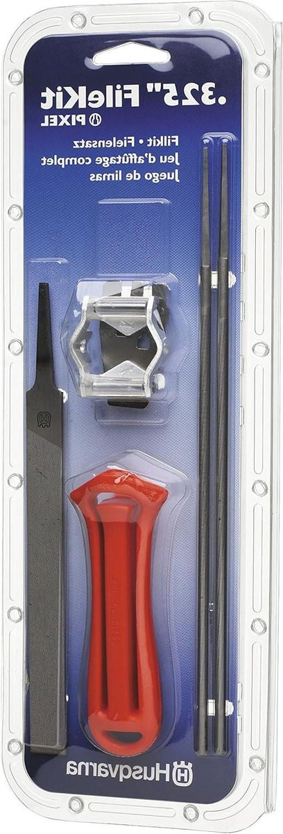 Vijlenset Kettingzaag Grijs - Complete Slijpset met Handvat voor een Scherpe Ketting