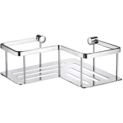 Smedbo Sideline Eckseifenkorb, einfach, Accessoires, DK3025, chrom