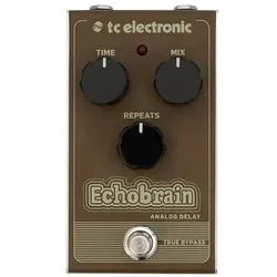 TC Electronic Echobrain Analog Delay -pedaali (Gitarre), Effektpedal, Schwarz