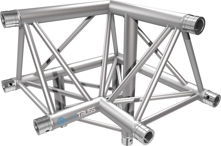Litetruss H43d-C011 3-Weg Winkel 90° Spitze Oben Links
