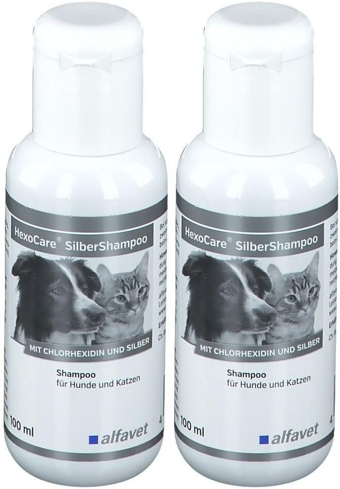 Hexocare SilberShampoo f.Hunde/Katzen 2x 2x100 ml Shampoo