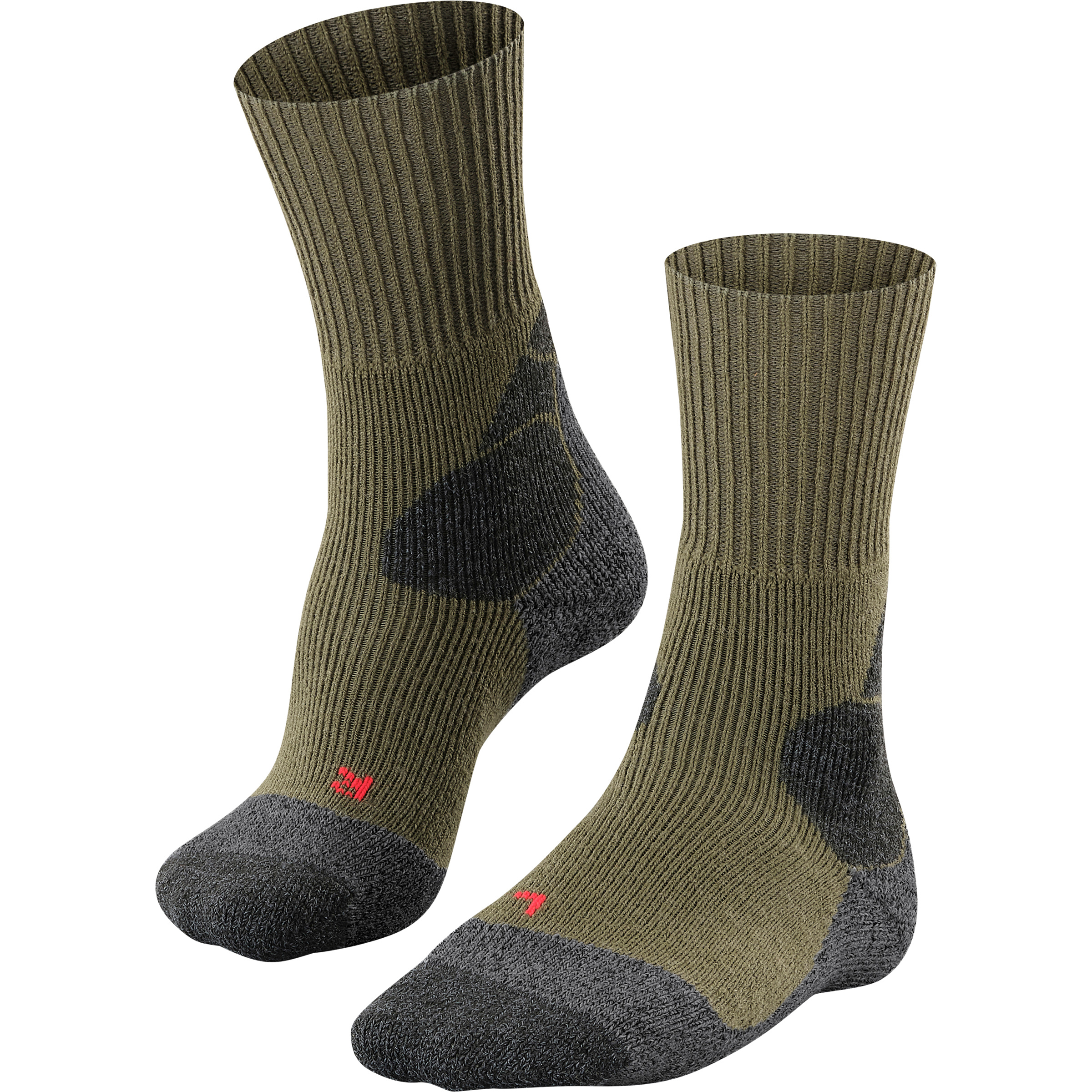 Falke TKX Expedition Herren Wandersocken oliv Größe 44 Camping Hautfreundlich Merinowolle