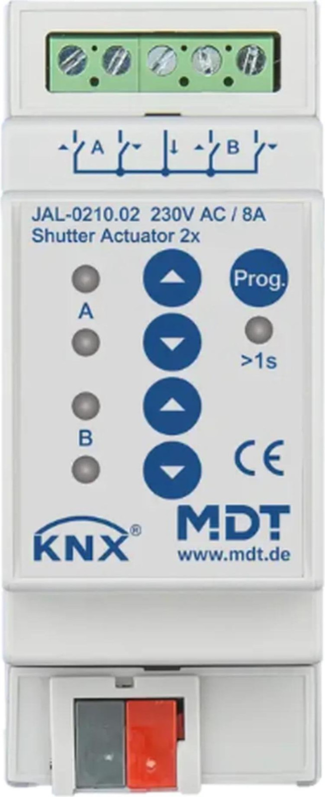 MDT KNX zonweringregelaar, 2-kanaals, 1 stuk