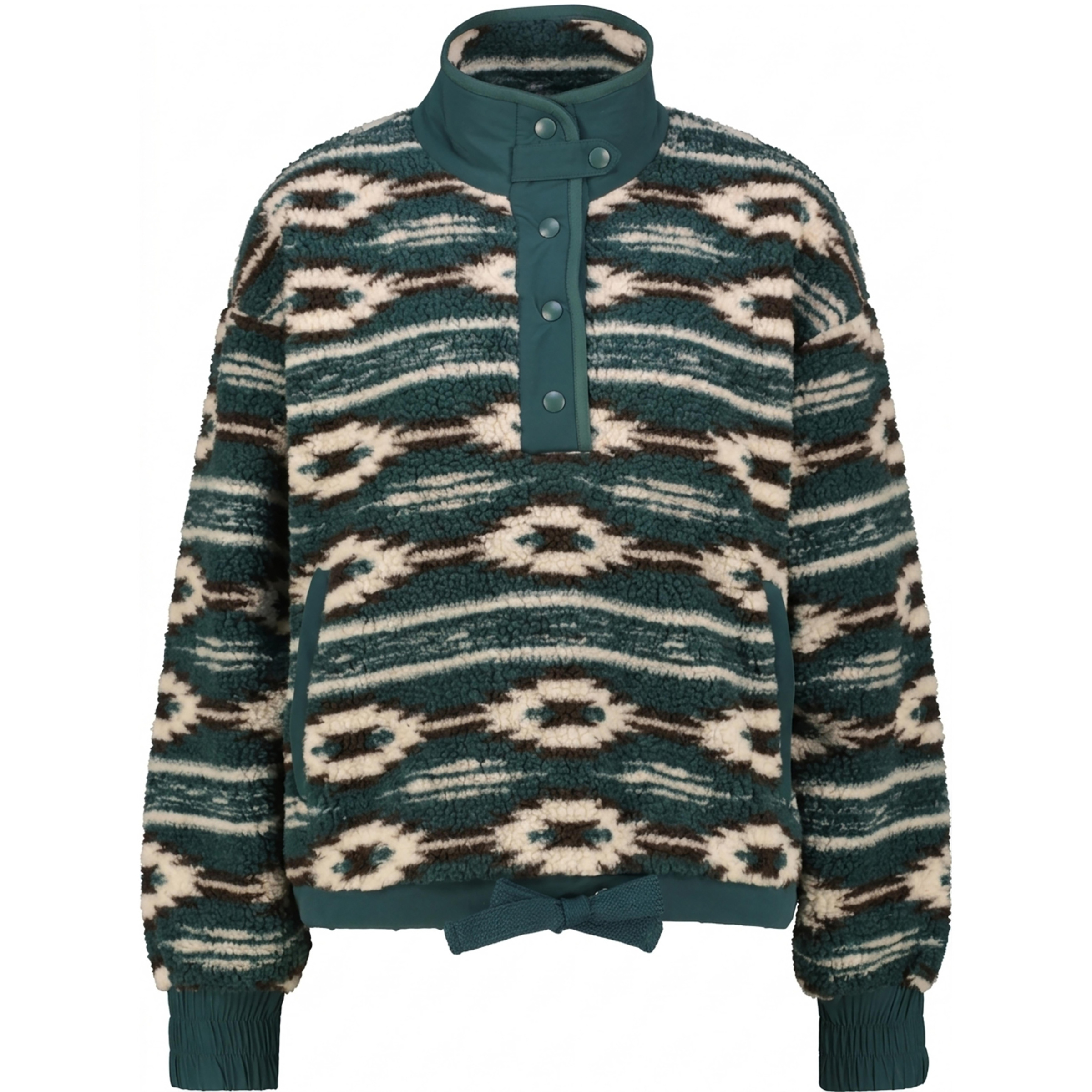 Bergzeit Basics Meru Maicao Damen Pullover gruen Größe L Lifestyle Elastisch