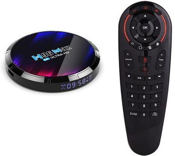 LightInthebox Android 13.0 TV Box H96 Max, RK3528 Quad-Core 8K UHD Smart Streaming Media Player, WiFi 6 Dual 2.4G/5G, BT, 3D, OTA, Support Airplay/DLNA/Miracast
