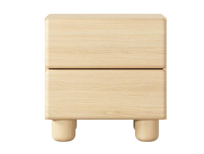 Selsey Nachttisch Lomo 50 cm, Eichefarben, Holz, 2 Schubladen, Rechteckig, 50.1x51.7x38 cm, Schlafzimmer, Nachtkästchen