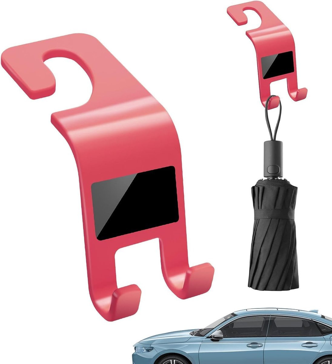 Auto Hoofdsteun Haak Opberg Organizer Rood