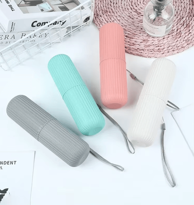 Uplift Curations Portable Travel Toothbrush Holder Cup Toothpaste Organizer & Hygienic Storage Case green