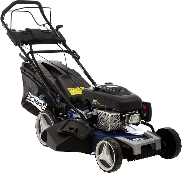 BullMach ACHILLE 51 E - Tondeuse à gazon thermique tractée  - Moteur de 224 cm³ - Démarrage électrique