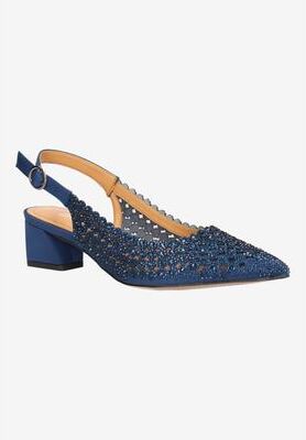 Women's Pranil Pumps by J. Renee in Navy (Size 8 M)