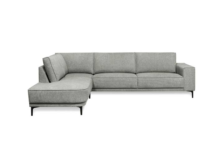 Ecksofa Marjorie Stoff grau B 289 T 210 cm