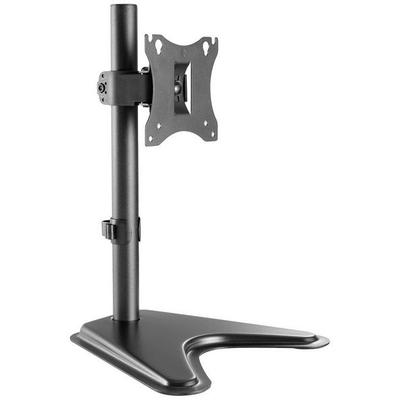 Manhattan 462037 Monitor-Tischhalterung 1 Display(s) 43,2 cm (17') - 68,6 cm (27') Schwarz Rotierbar, Neigbar, Schwenkbar, Höhenverstellbar