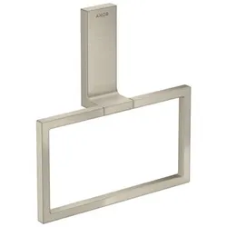 hansgrohe, Handtuchhalter + Handtuchhaken, AXOR Universal Rectangular Handtuchring, Metall, schwenkbar, 42623