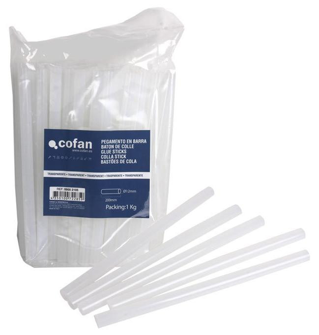 CoFan Thermosoldeerstaaf, diameter: 12 mm, lengte: 200 mm, transparant, 1 kg