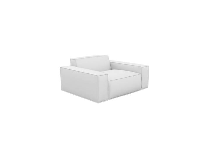 Design Echtleder Loungesessel „Siena“ Echtleder White BLOOMINGLOFT Collection