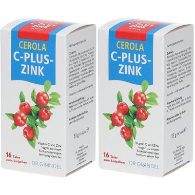 Cerola C plus Zink Taler Grandel 2x 2x16 St Bonbons