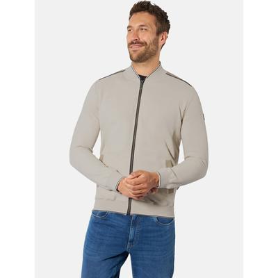 Sweatjacke BABISTA "Sweatjacke MARLINI", Herren, Gr. M, beige, Sweatjacken Sweatjacke