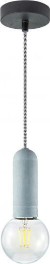 Paul Neuhaus Turn Me hanglamp, zwart/beton, E27, max. 60W, dimbaar en in lengte aanpasbaar