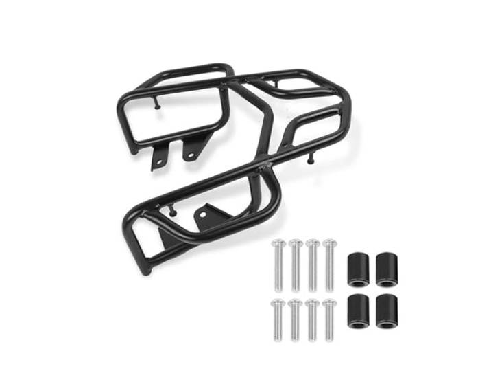 DZSLLOOI Motorrad-Gepäckträger Für Svartpilen 200 250 401 Für Vitpilen 401 Hinten Schwanz Rack Top Box Fall Koffer Träger Hinten Sitz Gepäck Rack Unterstützung Regal Gepäckträger hinten