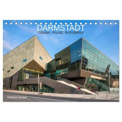 Darmstadt – Gärten, Kunst, Architektur (Tischkalender 2026 DIN A5 quer), CALVENDO Monatskalender