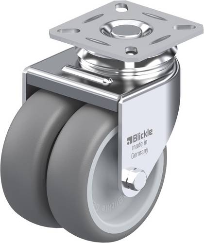 Blickle 290015 LDA-TPA 75G Doppel-Lenkrolle Rad-Durchmesser: 75mm Tragfähigkeit (max.): 100kg 1St.