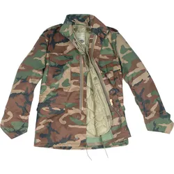 Mil-Tec US Feld M65, Textiljacke - Woodland - L