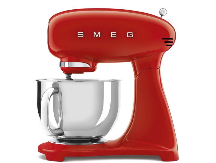 Robot pâtissier vintage rouge smeg