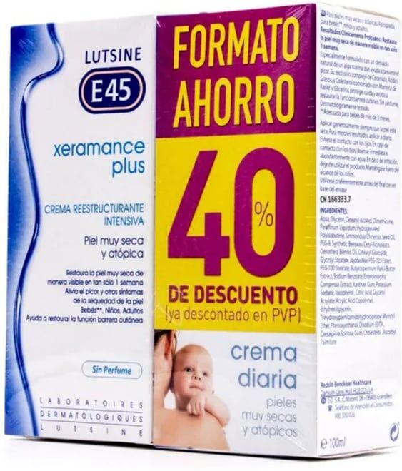 Lutsine E45 XERAMANCE PLUS CREME REESTRUTURANTE INTENSIVO OFERTA DUPLO 2 Unds