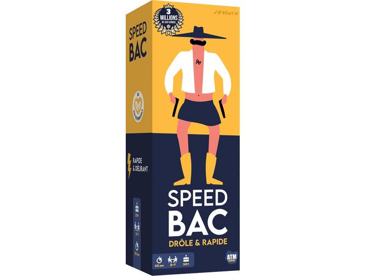 Speed bac jaune drôle & rapide ATM GAMING