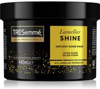 TRESemmé Lamellar Shine máscara para cabelo para cabelo brilhante e macio 400 ml. Lamellar Shine