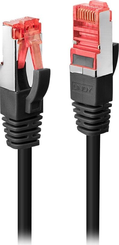 Lindy Cat6 S/FTP Patchkabel, zwart, 3 m