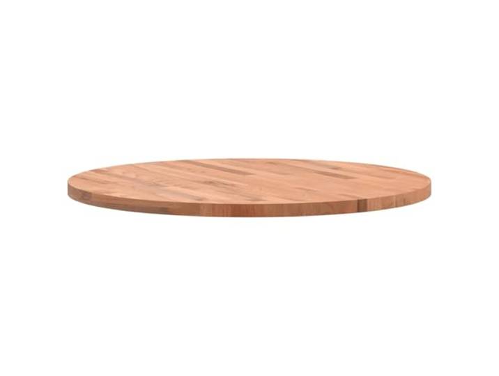 Runde Tischplatte aus Massivholz Buche 70x2,5 cm für Couchtisch Buche Massivholz, glatte Oberfläche, einzigartige Maserung für Couchtisch, leichte Reinigung